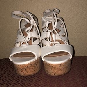 White Strappy Shoes